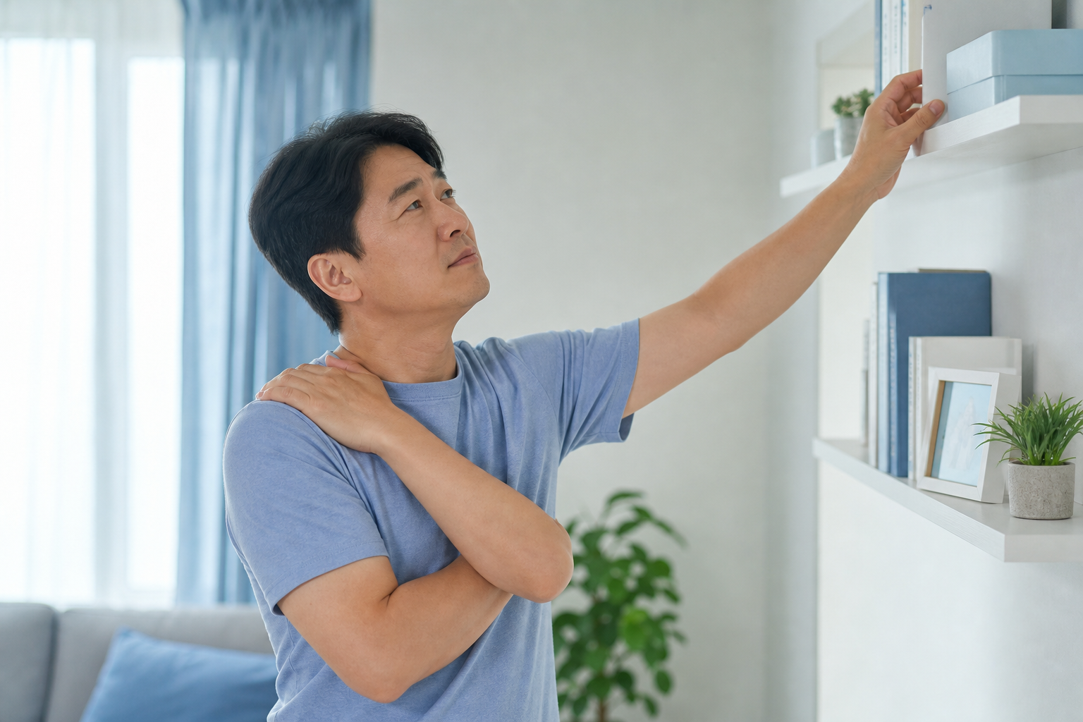 세수할 때 툭, 팔을 들어 올릴 때 힘 빠지는 어깨... 회전근개 손상일까? 상단 이미지