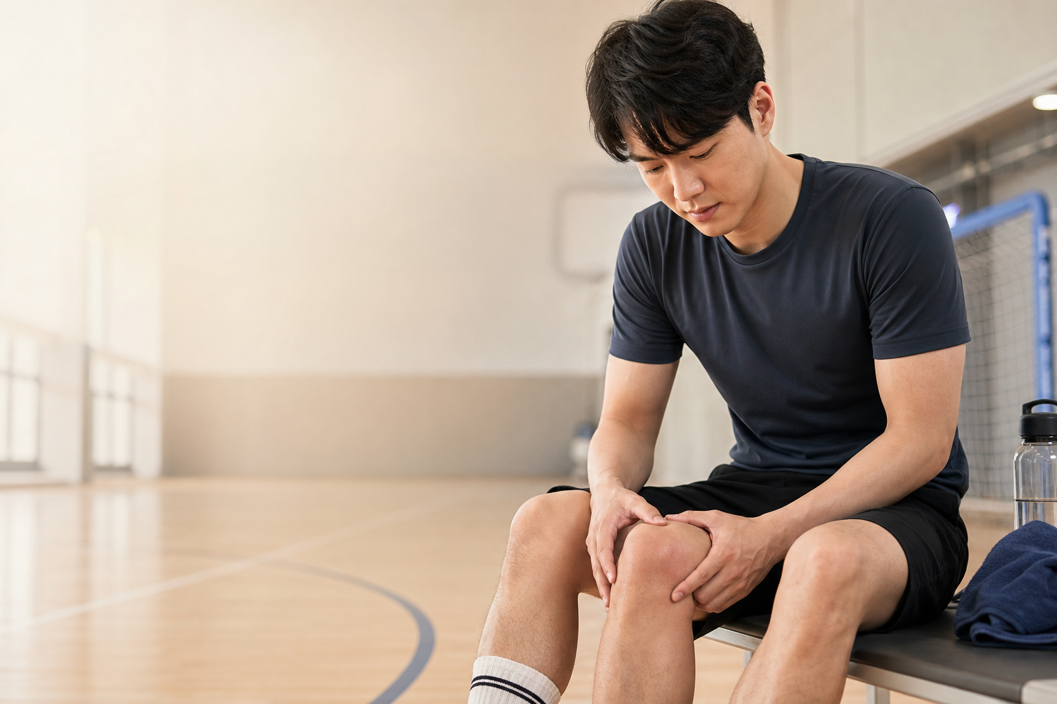 운동하다 무릎을 삐끗한 뒤 흔들흔들, 혹시 인대가 상한 걸까요? 상단 이미지